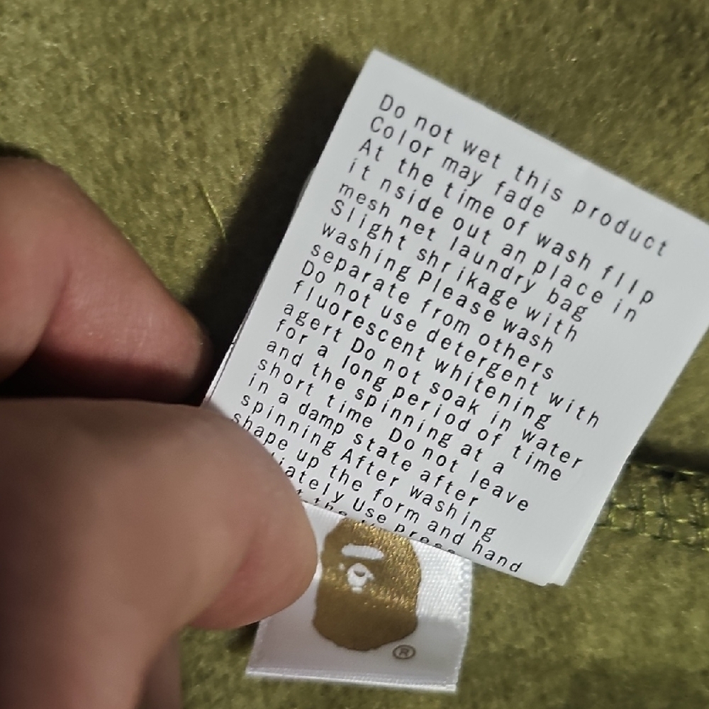 Bape  Green Camo Hoodie with Character Design - Picture 10 of 16
